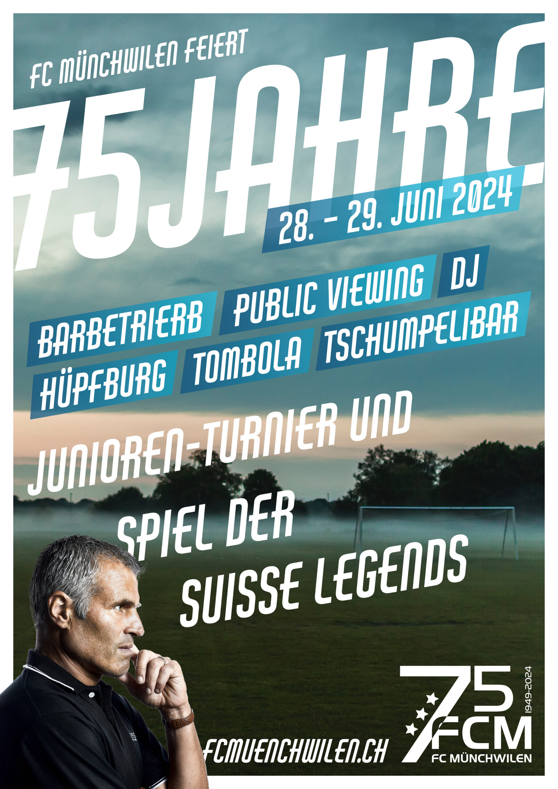 Feiere mit uns 75 Jahre FCM!